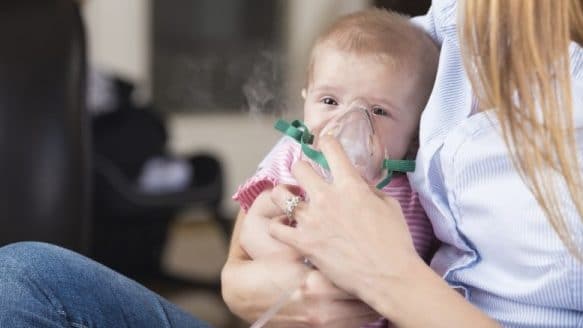 علاج ضيق التنفس عند الاطفال في البيت