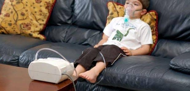 علاج ضيق التنفس عند الاطفال