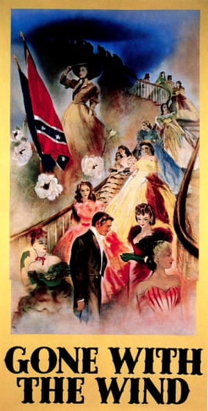 التاريخ الرومانسي ... ملصق لـ Gone With the Wind ، عام 1939.