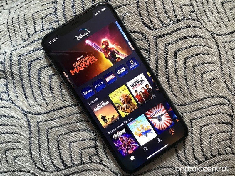 Disney + على iPhone 11 Pro