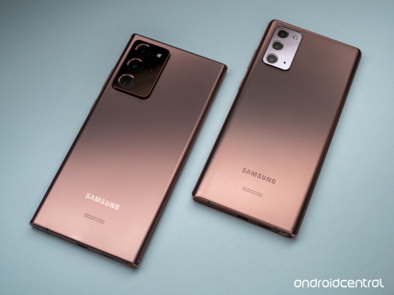 Galaxy Note 20 Vs Note 20 Ultra Bronze