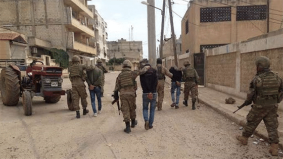 عمليات دهم واعتقال وتجنيد اجباري قرب دمشق