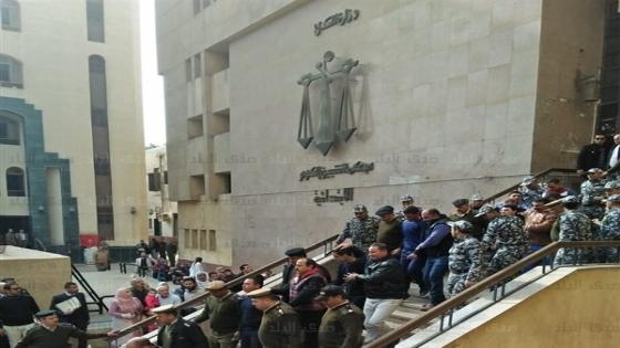 راجح يغادر محكمة شبين الكوم بع انتهاء جلسة الاستئناف