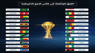 المنتخبات المتأهلة لكأس الامم الافريقية 2019 بمصر